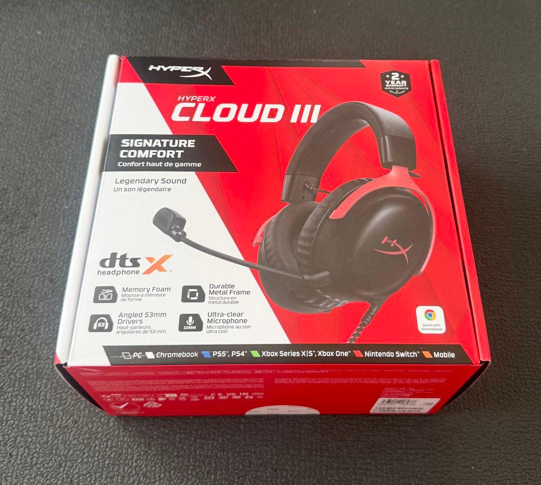 【新品未開封】HyperX Cloud III  ゲーミング ヘッドセット. Amazon.co.jp: ハイパーエックス(HyperX) HyperX Cloud III ゲーミング
