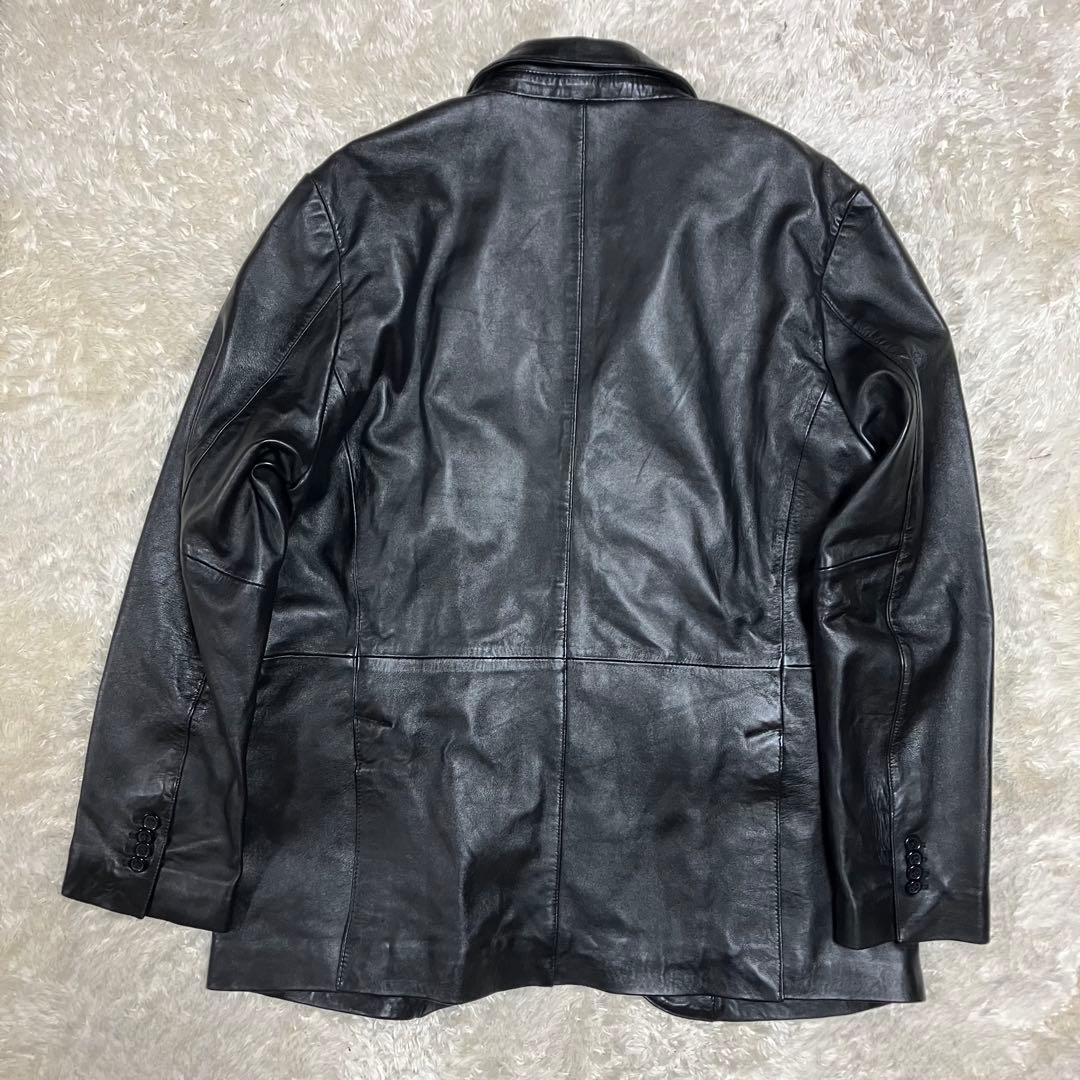 ミッシェル様LIUGOO LEATHERS テーラードジャケット 羊革 レザー