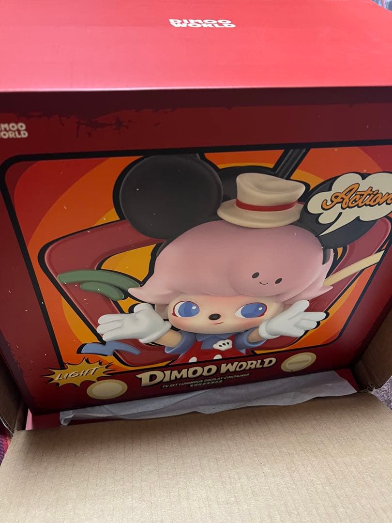 DIMOO WORLD TV ルミナスディスプレイコンテナ 2箱セット DIMOO WORLD × DISNEY Series-TV Set Luminous Display Container