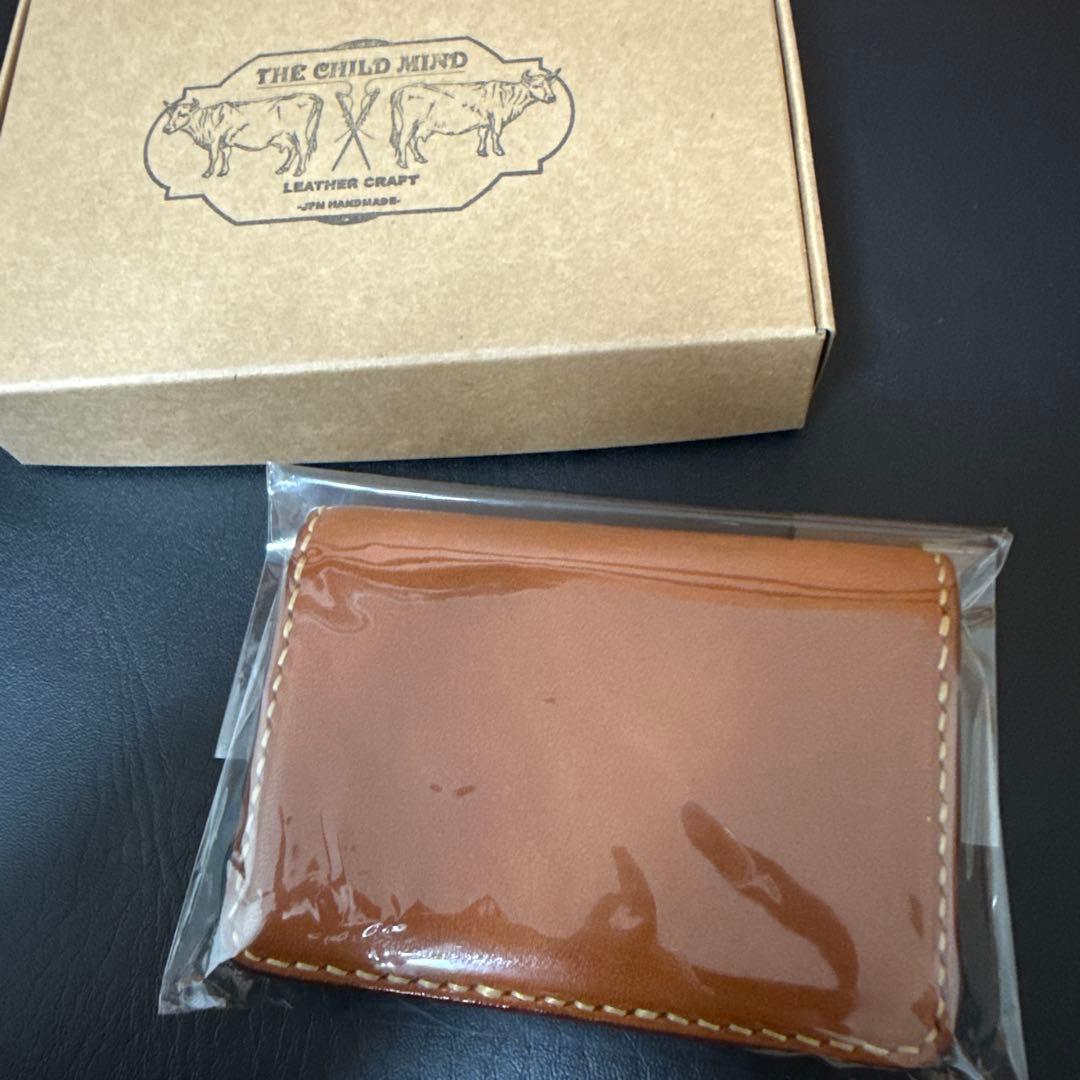 THE CHILD MIND レザーケース 生成り　日光浴済み ハイクオリティな革製品 | THE CHILD MIND