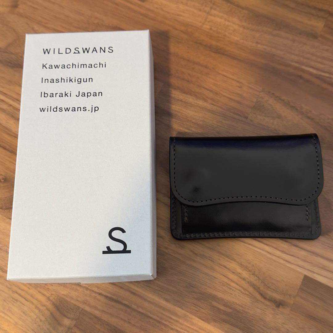 小物 WILDSWANS TONGUE SADDLE PULL UP Black 多機能コインケース《タング》サドルプルアップ｜WILDSWANS(ワイルド