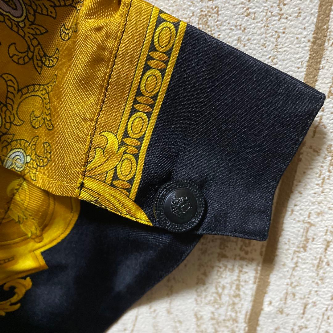 GIANNI VERSACE バロックシャツ シルク100% イタリア製 派手柄 - メルカリ