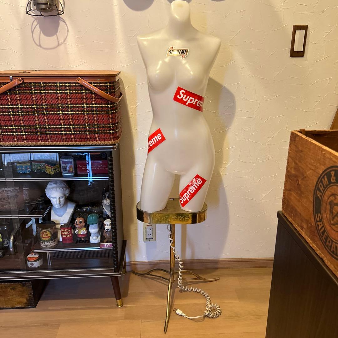 ヴィンテージ 電飾トルソー 照明 マネキン 蚤の市 ライト 店舗什器 シャビー ライト照明付き◾️マネキン トルソー 店舗什器 間接照明 ディスプレイ