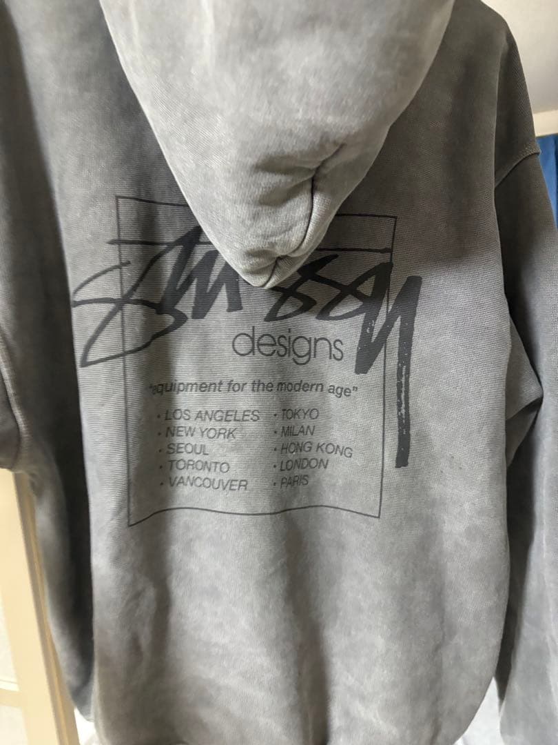 Stussy グレー パーカー