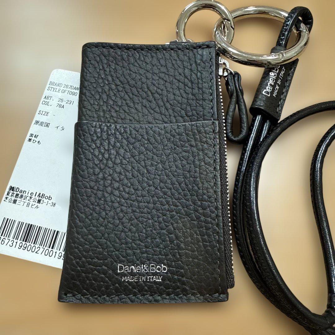 新品 ダニエル&ボブ Daniel&Bob レザーネックウォレット財布 カード鍵