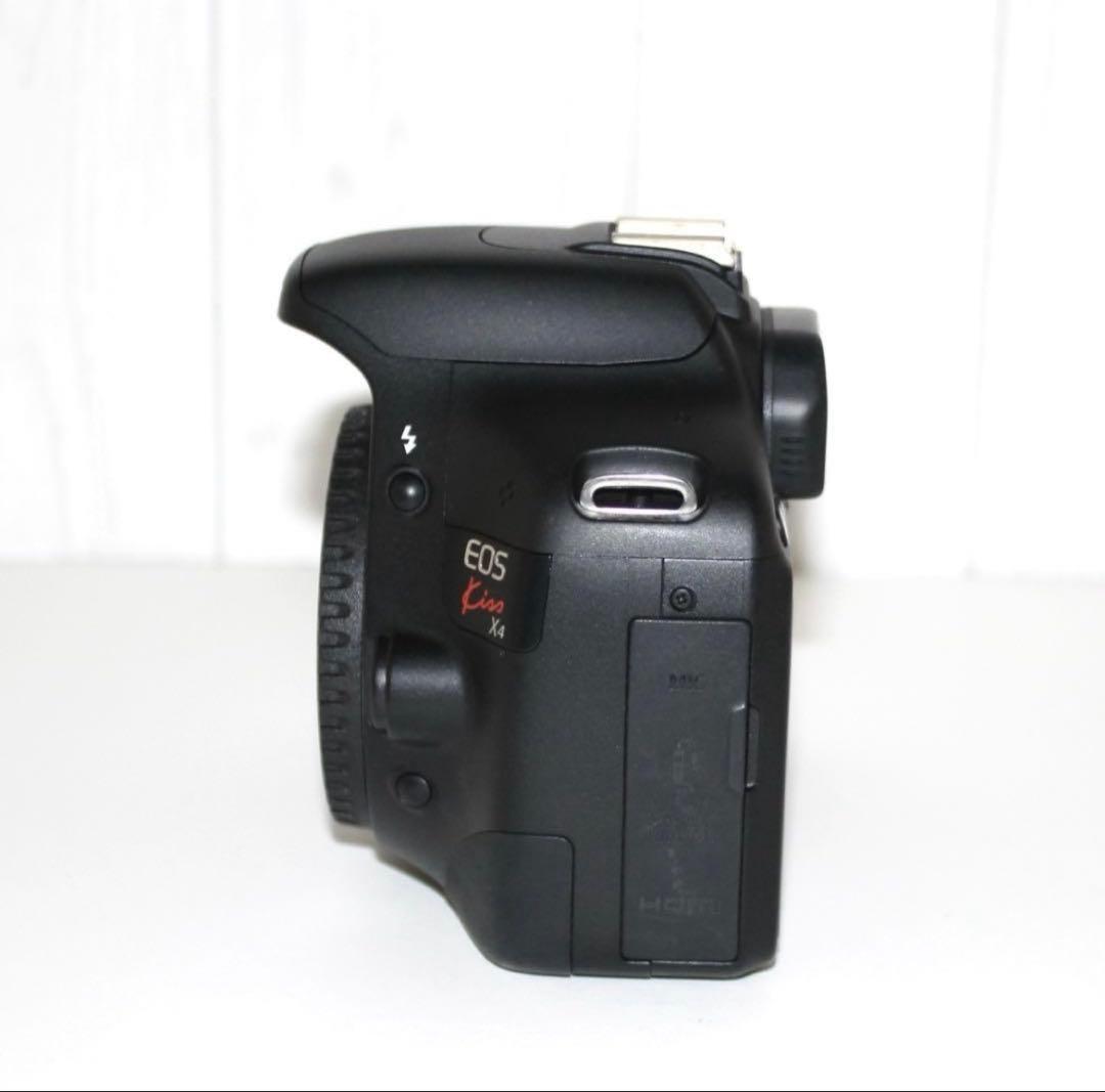 Canon Kiss X4一眼レフカメラ　標準レンズ　手ブレ補正レンズ付き