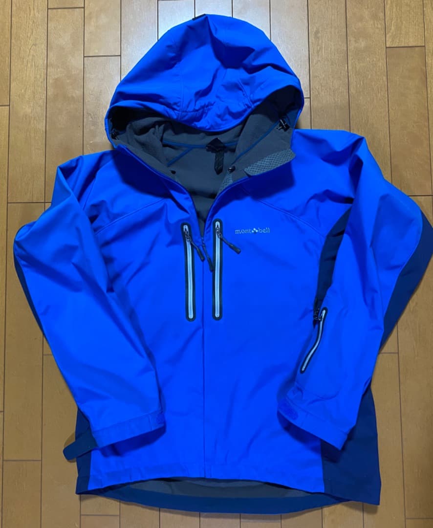 モンベル　パウダーシェッドパーカ　Men's　青　Lサイズ　ユーズド パウダーシェッド パーカ Men's | Montbell Japan