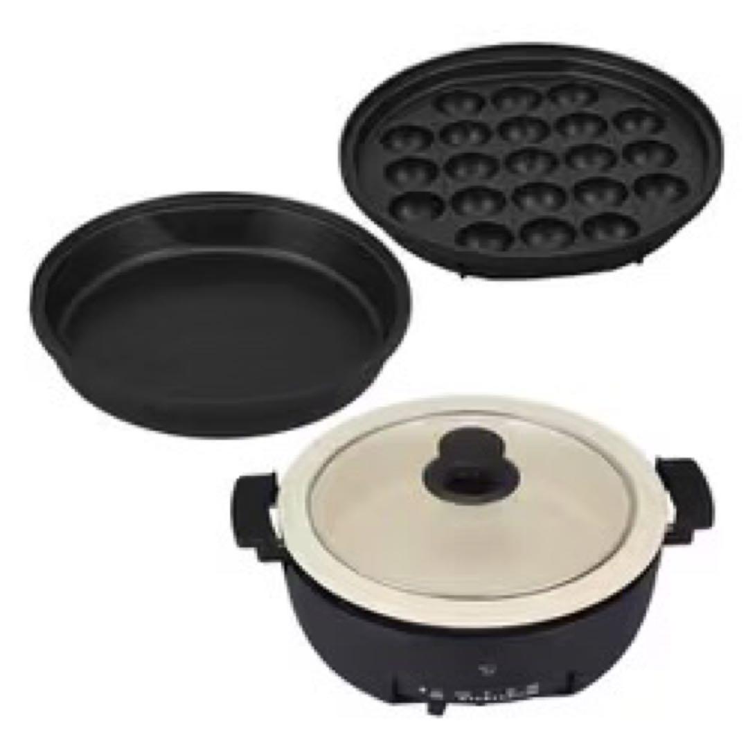 象印 ZOJIRUSHI グリル鍋 あじまる 3枚タイプたこ焼きプレート付 Amazon.co.jp: 象印マホービン グリルなべ 3枚タイプ あじまる 土鍋風