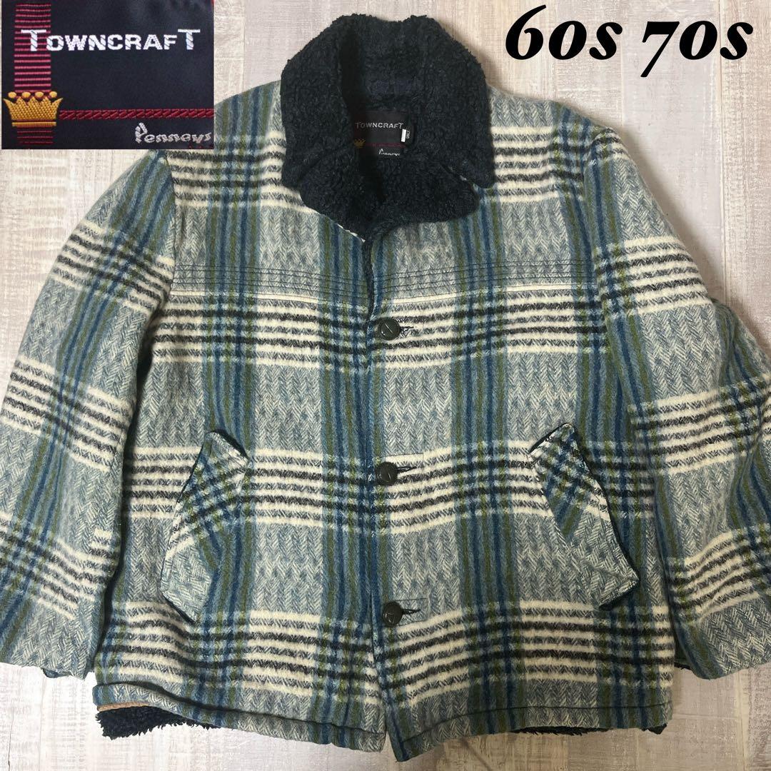 60s 70s TOWNCRAFT Penneys モヘア調ランチボアジャケット 楽天市場】60~70年代 ペニーズ Penney's TOWNCRAFT タウンクラフト