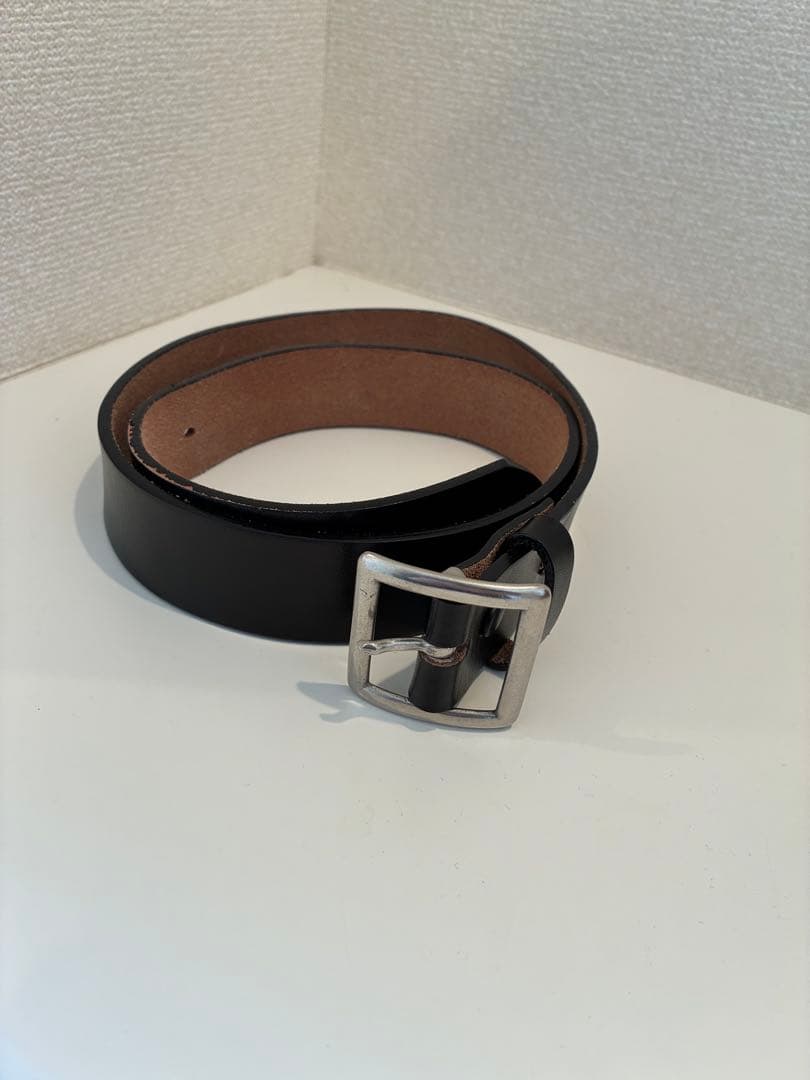 T.T タイガタカハシ　ブラックレザーベルト メタルバックル LOT.003 HICKOK BELT BLACK - T.T TAIGA TAKAHASHI(ティー.ティー