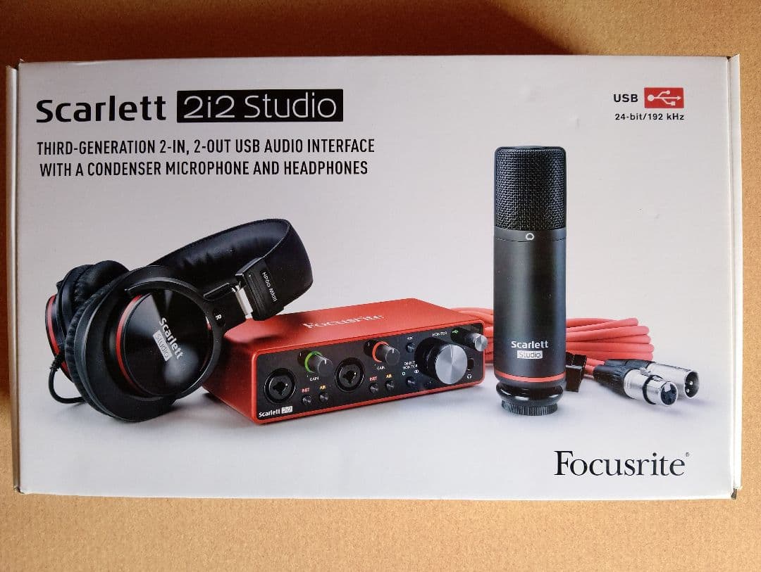 オーディオインターフェース Scarlett 2i2 Studio 3rd Amazon.co.jp: Focusrite Scarlett 2i2 Studio 3rd gen 第3世代