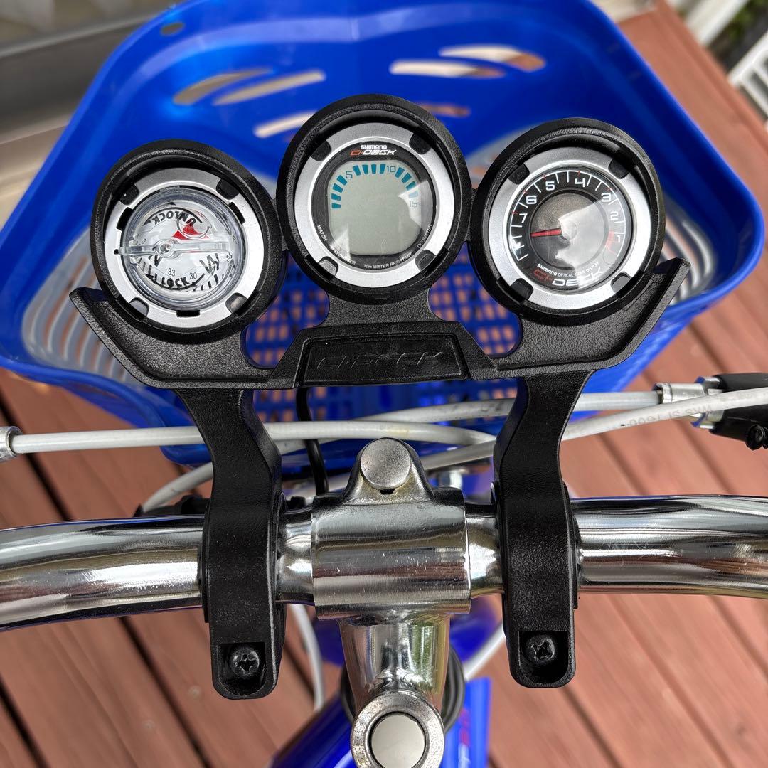 ブリヂストン 子供用自転車 青 24インチ 7段変速ギア
