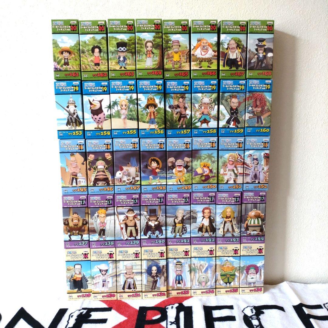 ワンピース　ワールドコレクタブルフィギュア　Vol.16〜30 29は無し ワンピース ワールドコレクタブルフィギュア Vol.16〜30 29は無し