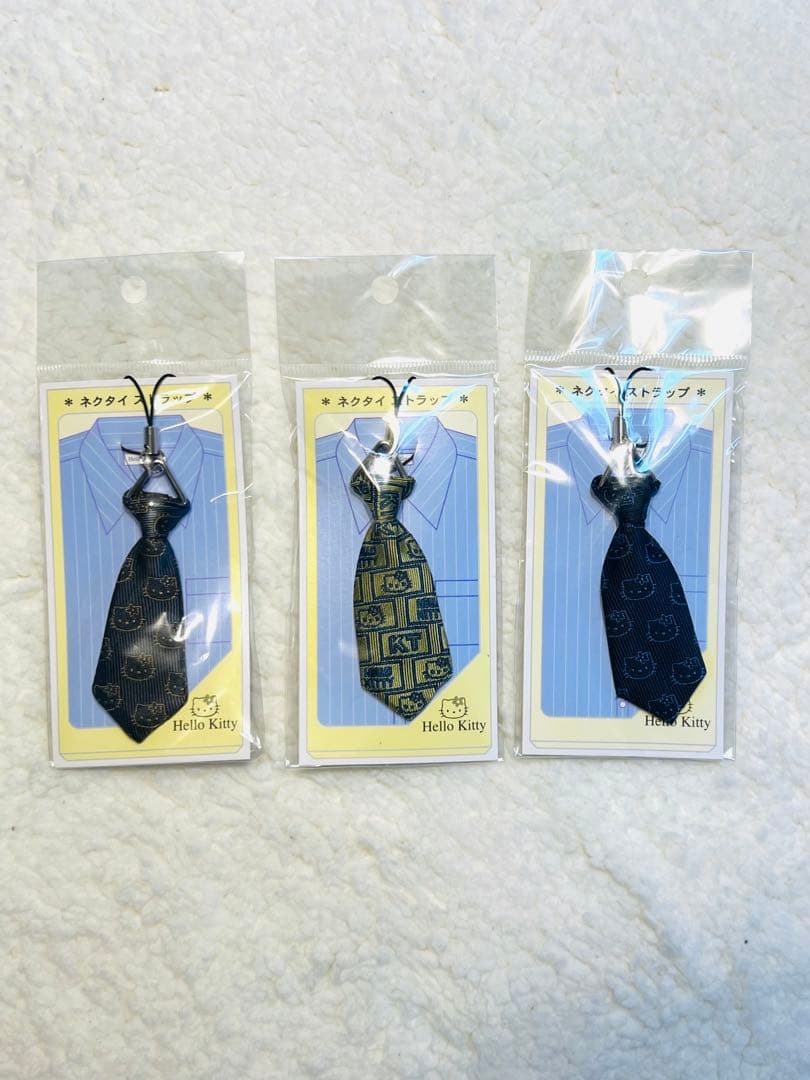希少品！　ハローキティ　ネクタイストラップ3種 楽天市場】ハローキティ ネックストラップ : サンリオオンラインショップ
