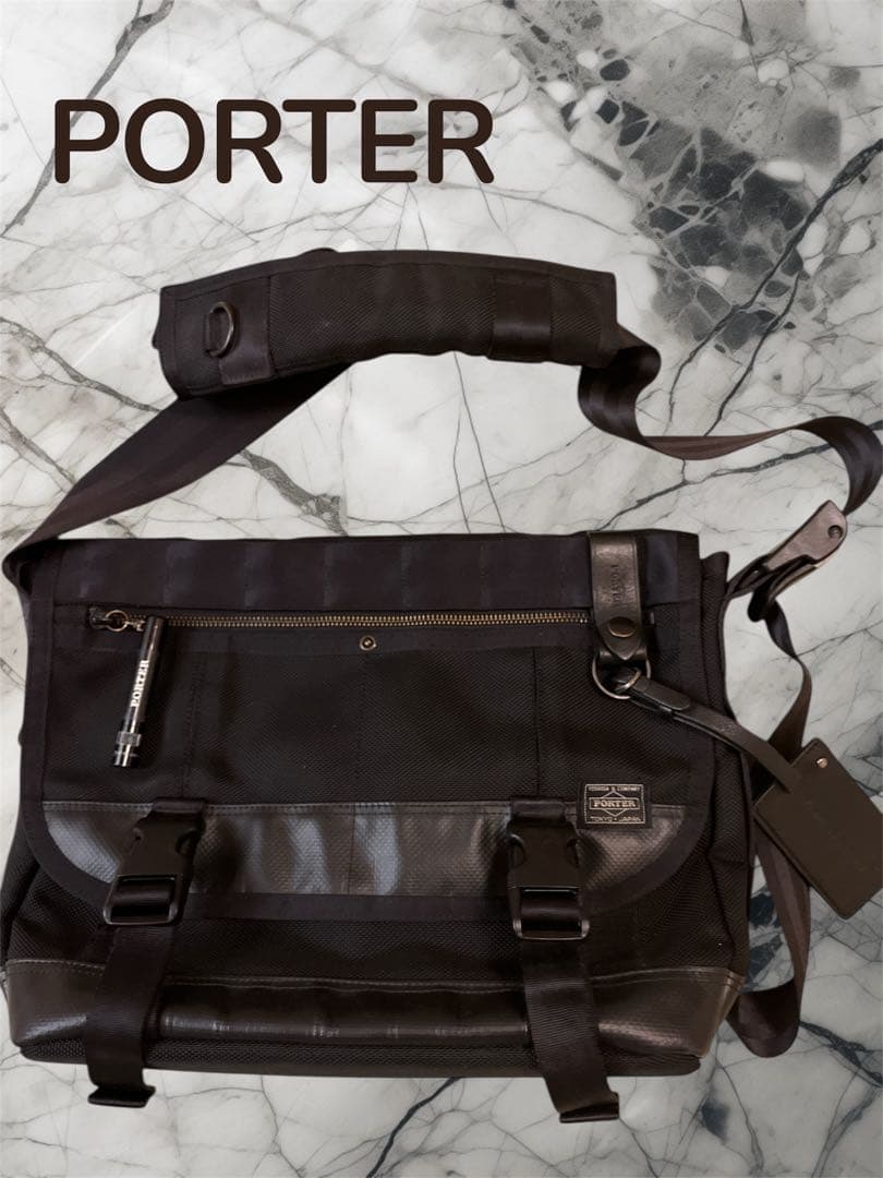 美品　PORTER HEAT ショルダーバッグ　黒　ブラック　吉田カバン HEAT(ヒート) SHOULDER BAG | 吉田カバンホームページ | YOSHIDA & Co.