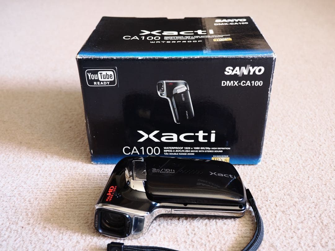 Sanyo Xacti CA100 防水カメラ 概要 Xacti〔ザクティ〕 防水デジカメ DMX-CA100(K) | デジタル