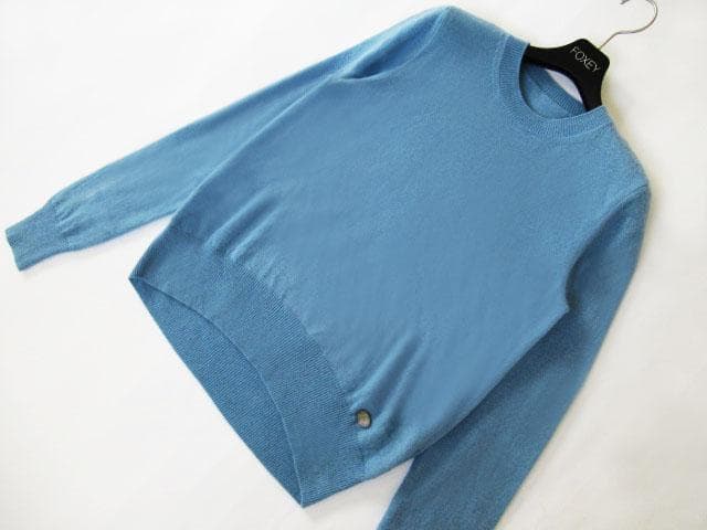 美品 FOXEY フォクシー カシミヤ100% クロワッサン セーター 38 - メルカリ