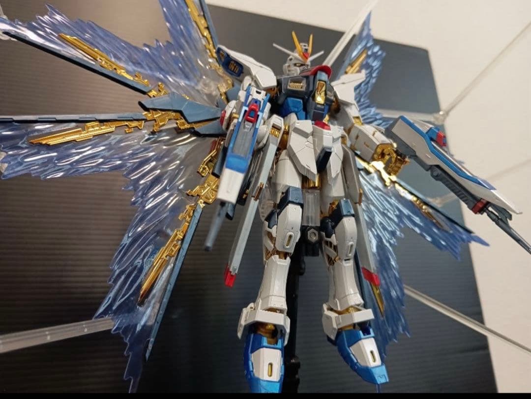 RGストライクフリーダム　チタニウムフィニッシュ 天空の翼セット 煌めきを増した自由の翼が降臨！『ガンダムSEED DESTINY』のガンプラ