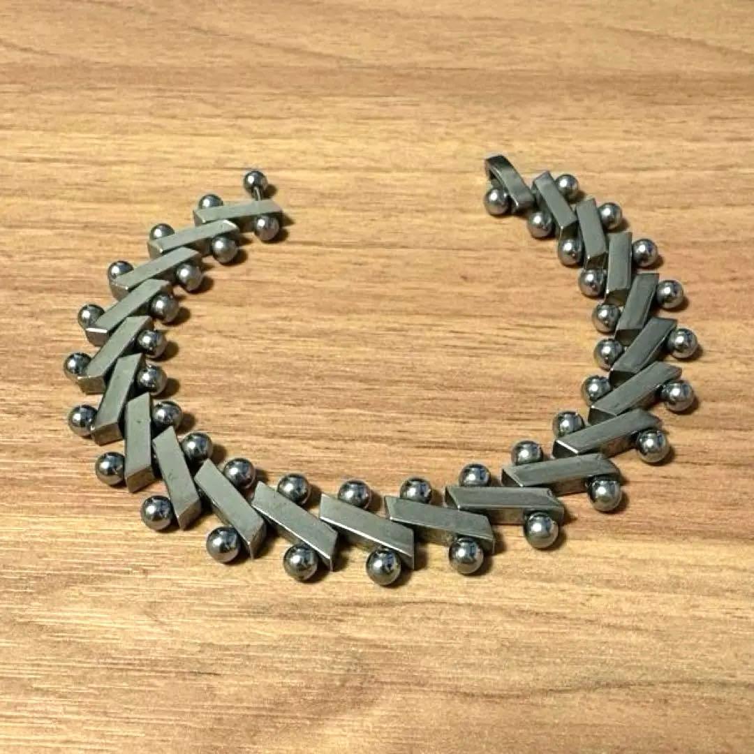 メキシコ DNA ダンベル チェーンブレスレット シルバー925 MEXICO Authentic Mexican DNA Chain Bracelet - Large – S.G.O