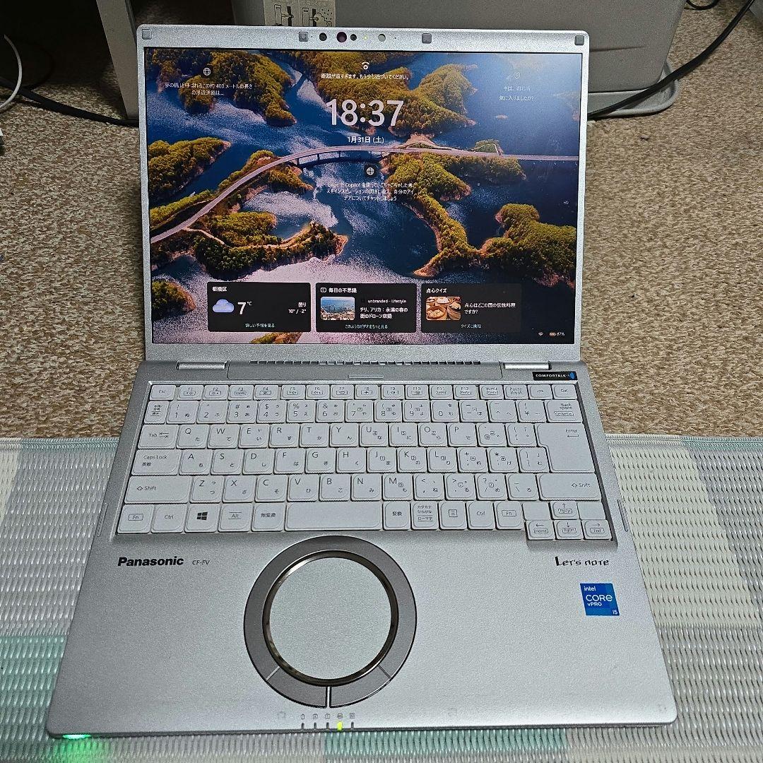 Windowsノート本体 Panasonic Let's note CF-FV1RDEVS Let's note Panasonic Lets FV1 CF-FV1RDAVS Microsoft Office 2019
