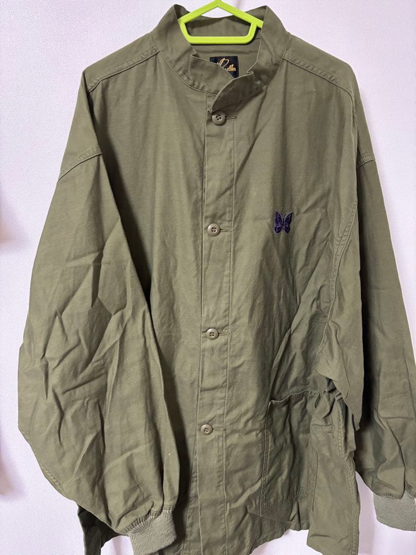 トップス Needles ARMY SHIRT-BACK SATEEN XL Army Shirt - Reversed Sateen – NEPENTHES ONLINE STORE