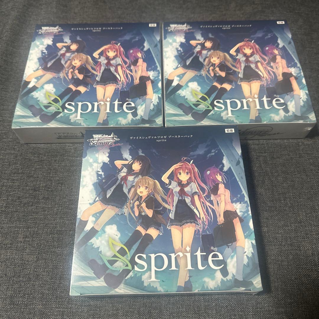 ヴァイスシュヴァルツロゼsprite 未開封3BOX ブシロード ヴァイスシュヴァルツロゼ ブースターパック sprite BOX