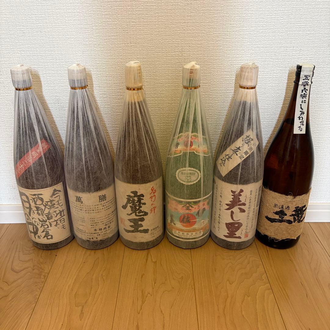焼酎セット 1800ml 6本 魔王含む 魔王 芋焼酎 魔王6本セット（魔王 天誅 元老院 薩摩茶屋 いも麹芋 蔓無