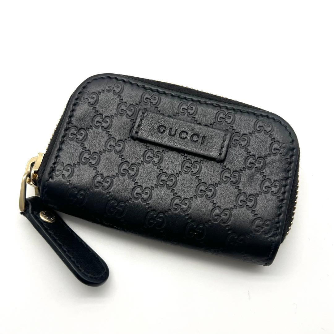 美品 GUCCI グッチ シマ GGロゴ レザー ブラック 黒 ケース GUCCI グッチ GG シマ 長財布 レザー ブラックの買取実績 | 買取専門店