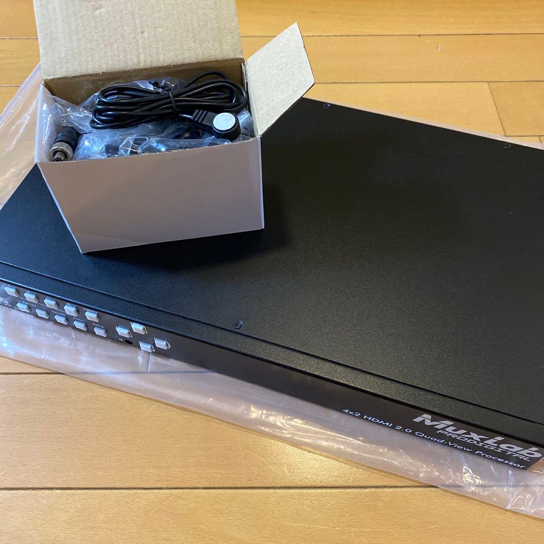 MuxLab MUX-SH500446 クワッドビュープロセッサー 500446 HDMI2.0クワッドビュープロセッサー | ジャパンマテリアル