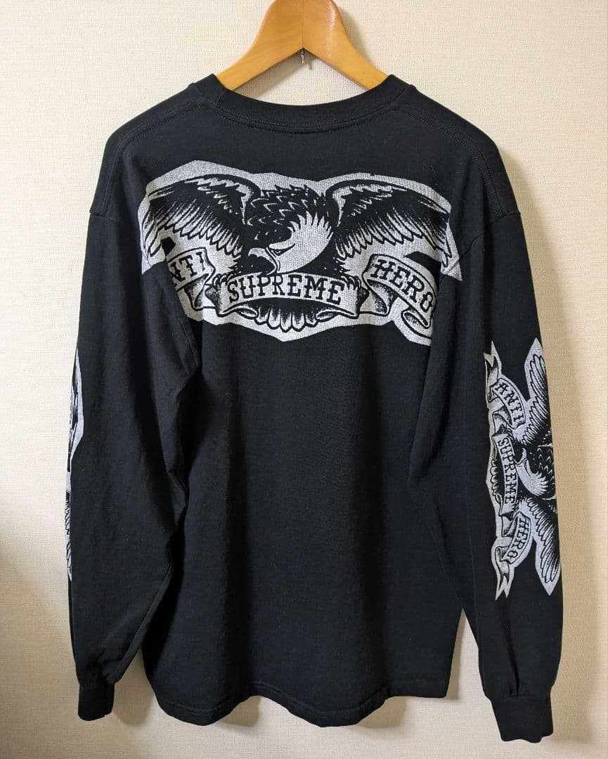 25aw Supreme × ANTIHERO Eagle L/S Tee Supreme ANTIHERO Eagle L S Tee (FW25) - $58