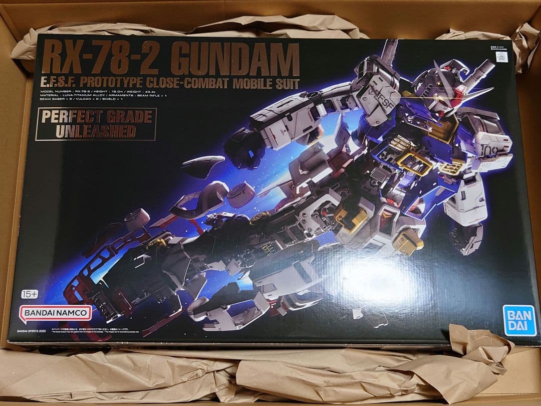 PGU ガンダム PG UNLEASHED 1/60 RX-78-2 ガンダム Y07【ぷらもっち】