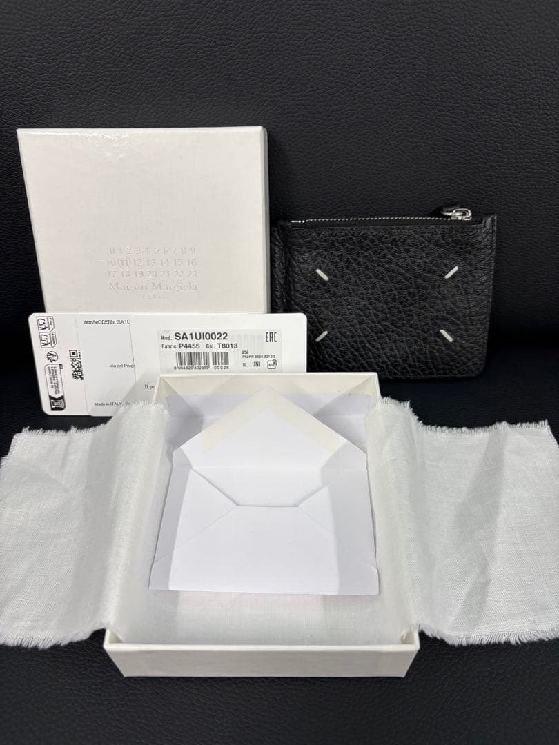 Maison Margiela 4ステッチ マネークリップ 美品 付属品完備 Maison Margiela - 4ステッチ マネークリップ ウォレット / Black | River