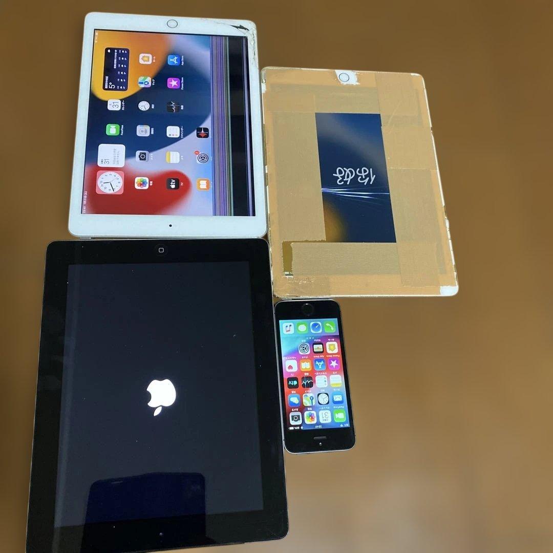 iPad 3台　iphone 1台まとめ売り ジャンク品 ジャンク品】Apple iPad 3台 / iPhone 2台 まとめ売り - メルカリ