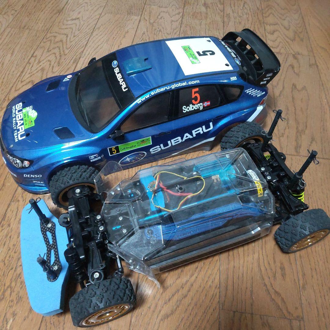 タミヤ TT-02 インプレッサ オプション装着 タミヤ 電動RCカーシリーズ 1/10RC スバル インプレッサ モンテカルロ