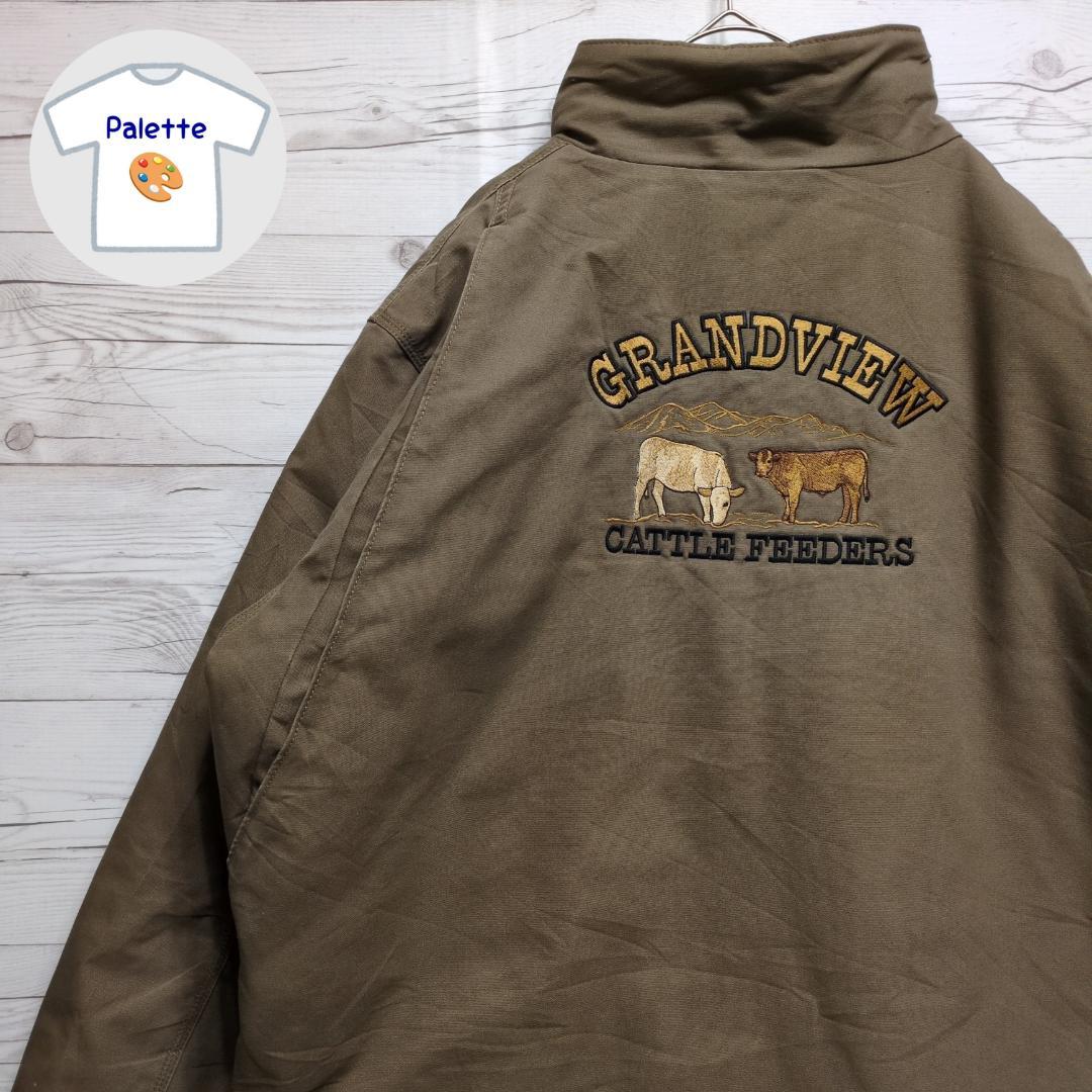 カーハート クイックダックジャケット 企業ロゴ 刺繍 Carhartt カーハート 企業ロゴ刺繍 サンタフェジャケット ワーク