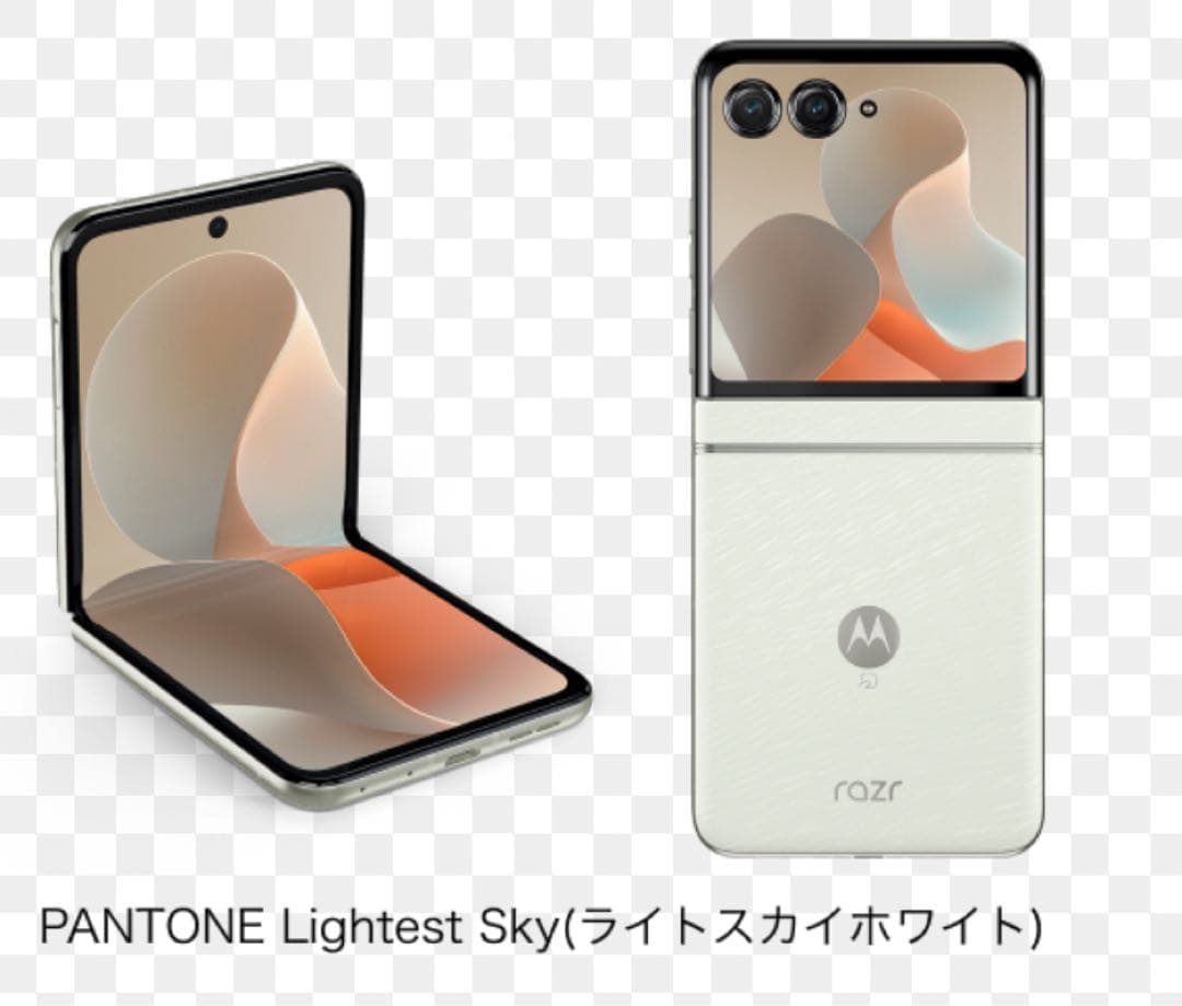 Motorola razr PANTONE Lightest Sky 本体 MOTOROLA motorola razr 60 SIMフリー [PANTONE Lightest Sky(ライト