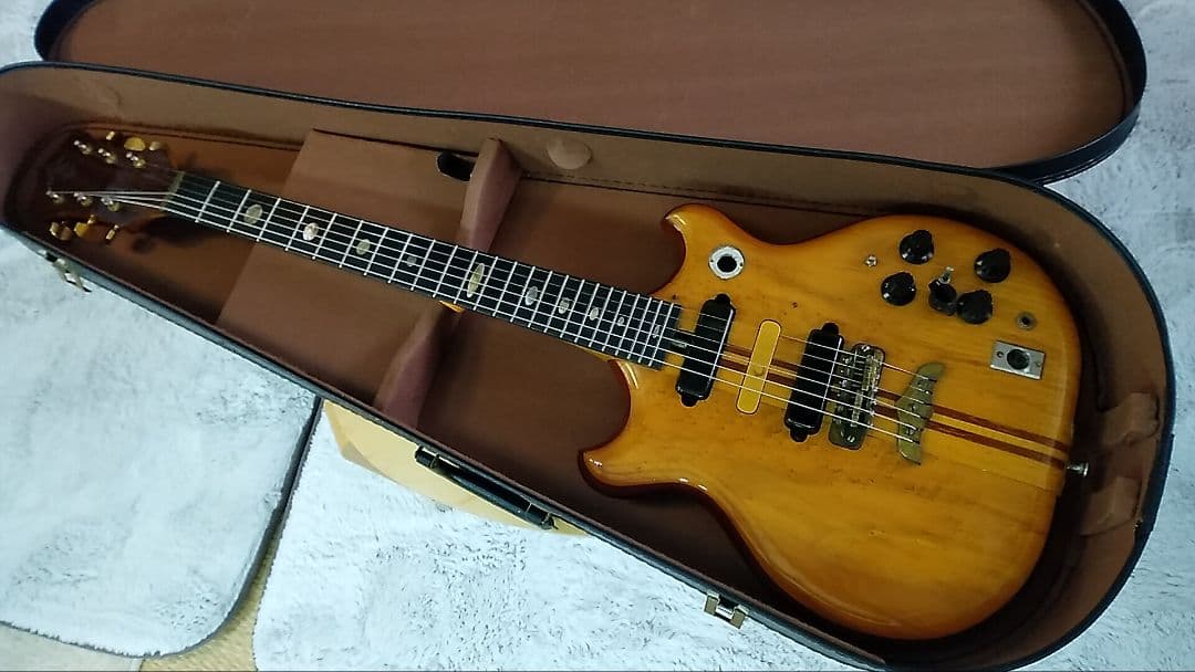 【アレンビック】 ALEMBIC MSG 貴重な初期型(なで肩) 1975年製 ALEMBIC MSG Series 1 Zebra Wood トップ バック!1975年製 1975年