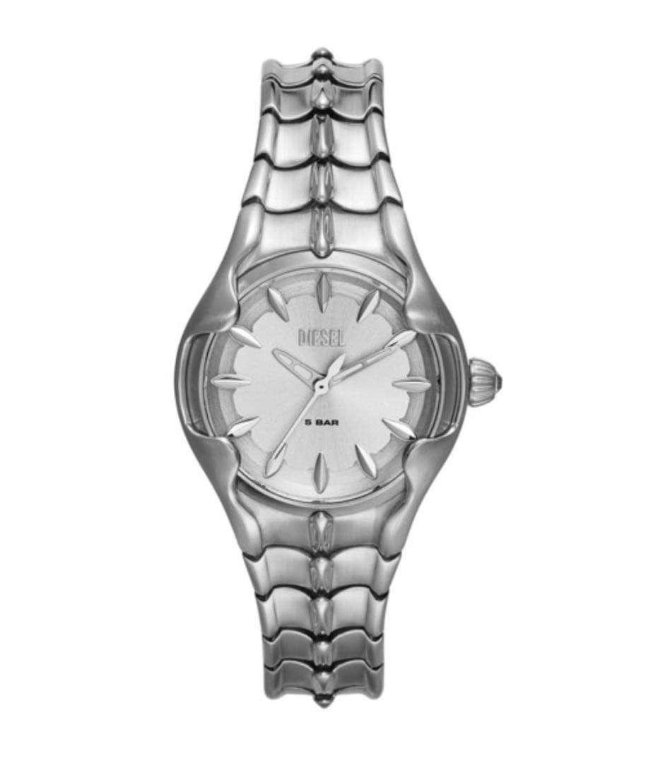 Vert DZ5605ディーゼル腕時計 diesel Women's Vert three-hand stainless steel watch | Silver | Diesel