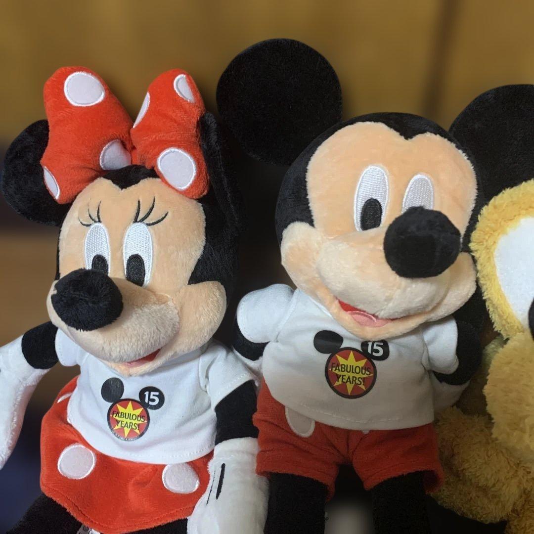 ディズニーストア 15周年 ミッキーミニープルートぬいぐるみ - メルカリ