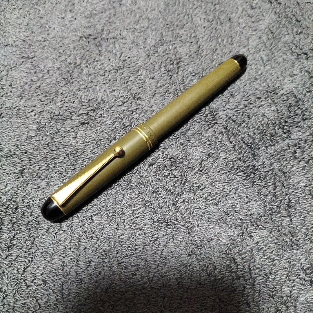 14K PILOT オリーブグリーン 万年筆 金属製 新品)PILOT パイロット 万年筆 グランセ マーブルグリーン（商品ID