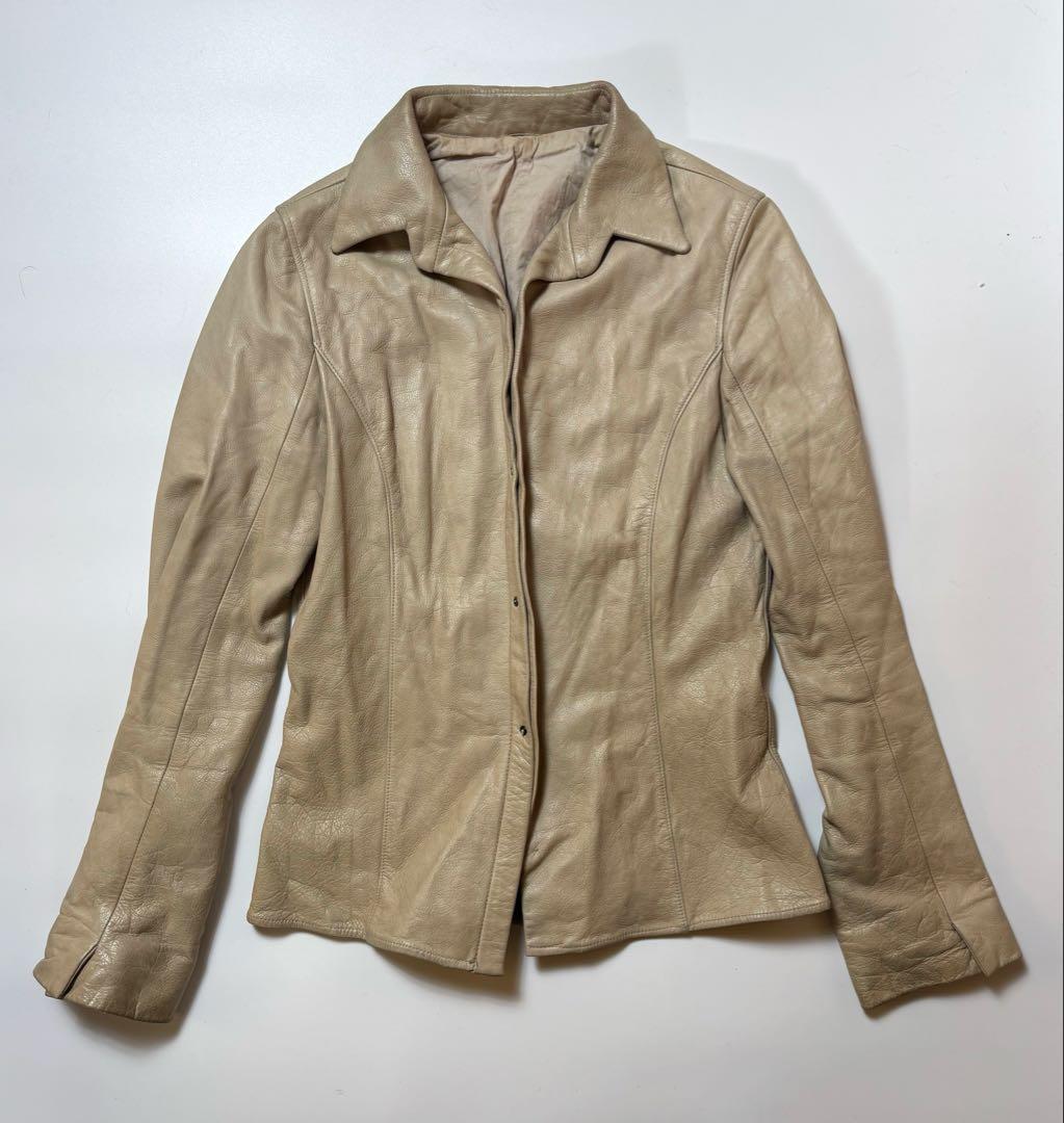 の*い様 CARPE DIEM 05SS washable leather sh CARPE DIEM 05SS washable leather shirt