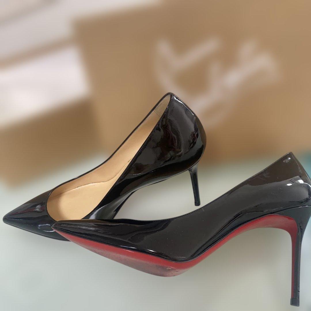 Christian Louboutin パリ ブラック ハイヒール Miss Z - 120 mm パンプス - パテントレザー - ブラック - ウィメンズ