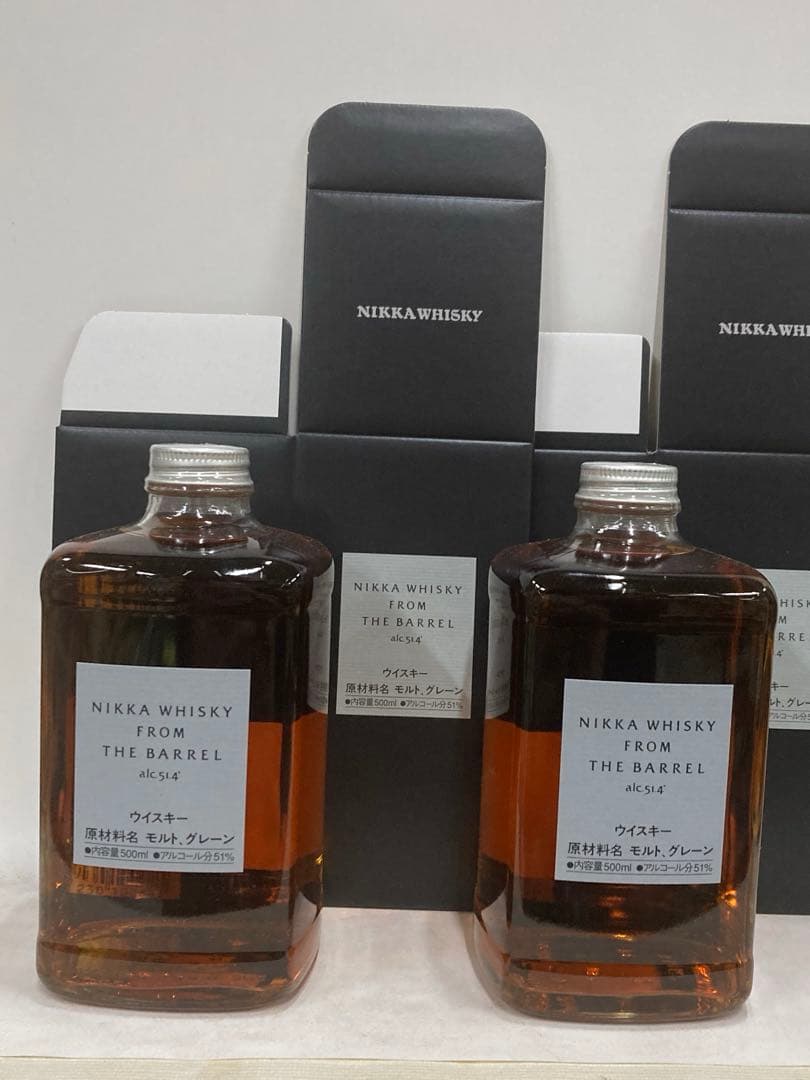 ニッカフロムザバレル500ml 2本カートン付き Amazon.co.jp: ニッカウヰスキー フロム・ザ・バレル 500ml 2本入り