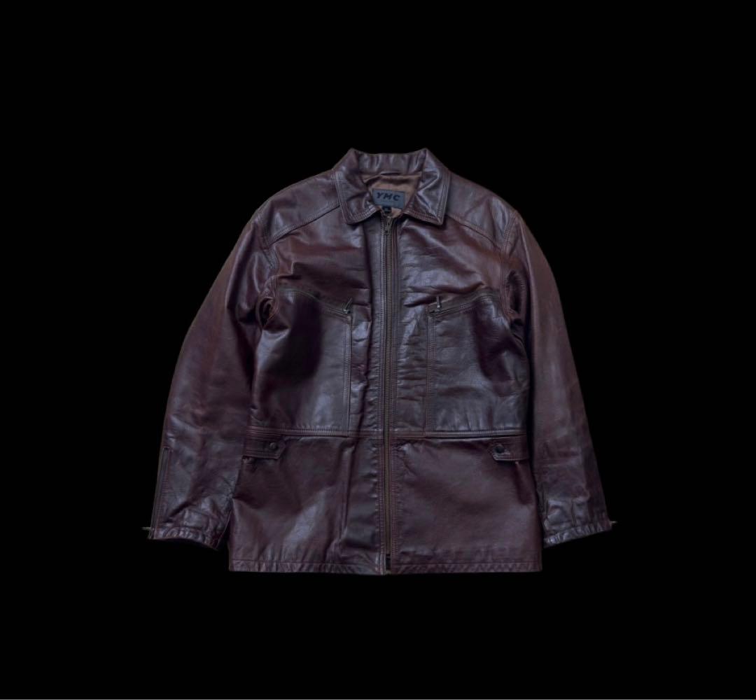 archive)YMC England leather jacket - メルカリ