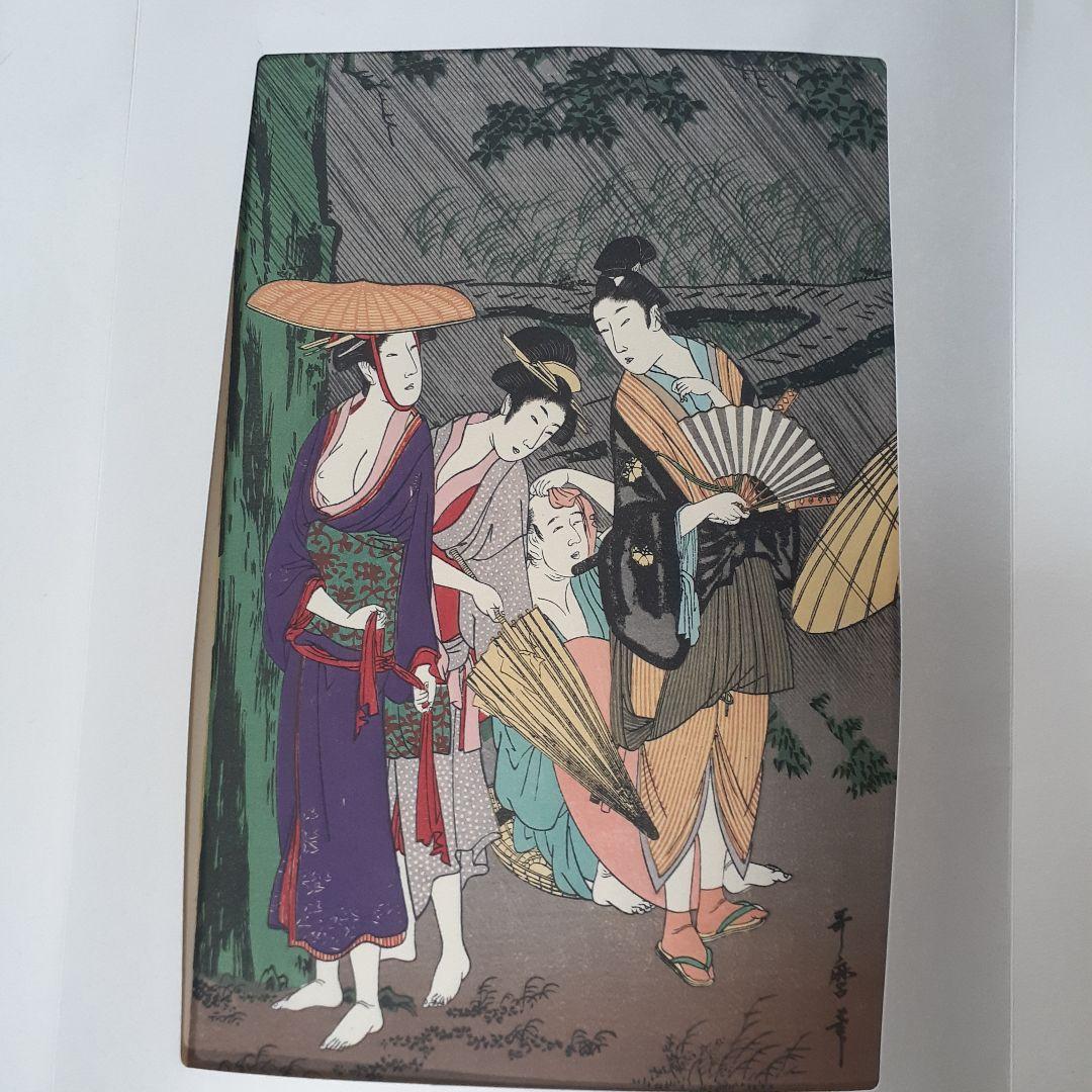 浮世絵美人画の大判三枚続き絵全20巻まとめ売りセット 広重 歌麿 英泉