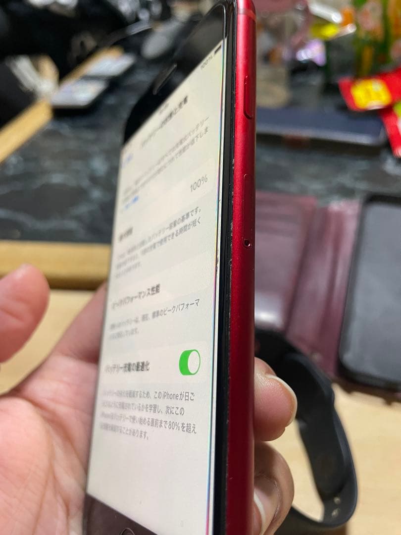 交渉可⭐︎ iPhone8 本体 レッド 最大容量100% Apple