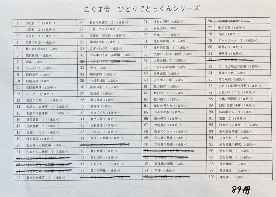 g様　こぐま会　ひとりでとっくん　シリーズ 89冊 61VGqdU-8eL._AC_UF1000,