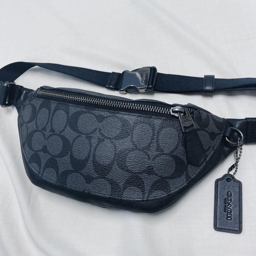 COACH ウエストバッグ　レザー F84711 シグネチャー ボディバッグ Amazon | [COACH] [コーチ] ボディバッグ ヒップバッグ メンズ
