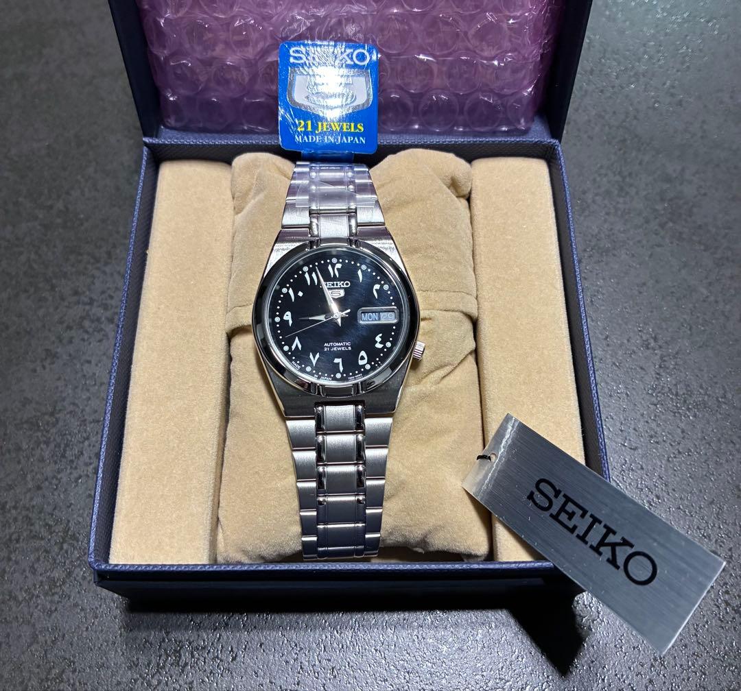 未使用SEIKO 5 アラビック文字盤 海外モデル 藤原ヒロシ fragment