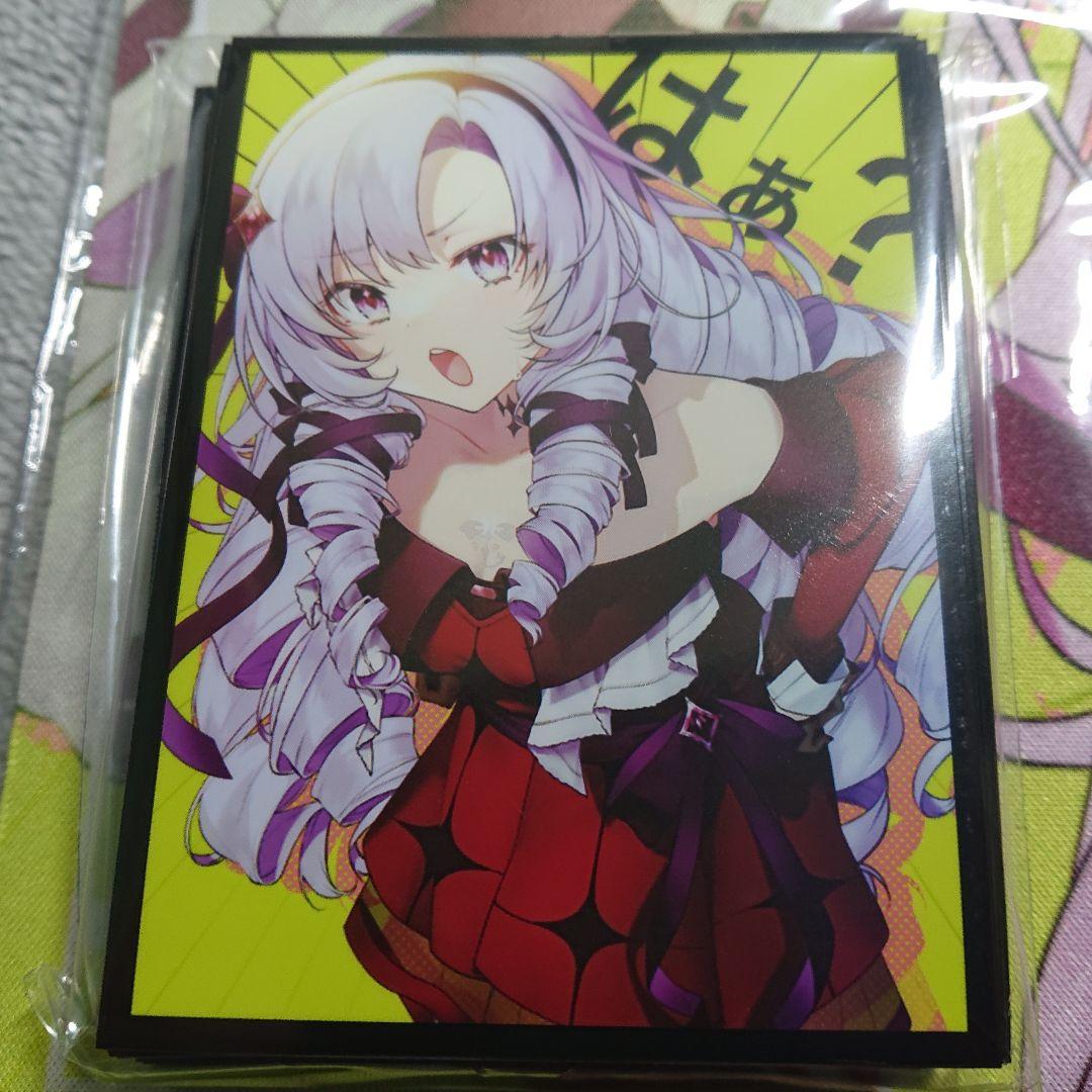 α1 にじさんじ 集中線&はぁ？ 壱百満天原サロメ スリーブ&プレイマット